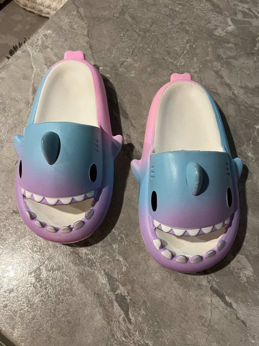 Rainbow Shark Sandals